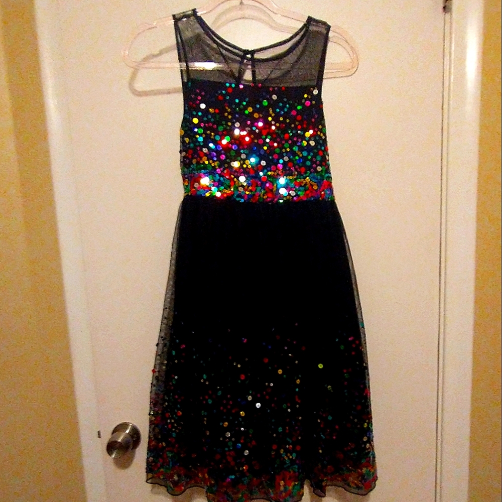 Dazzling and sparkly dress size 16 girls.